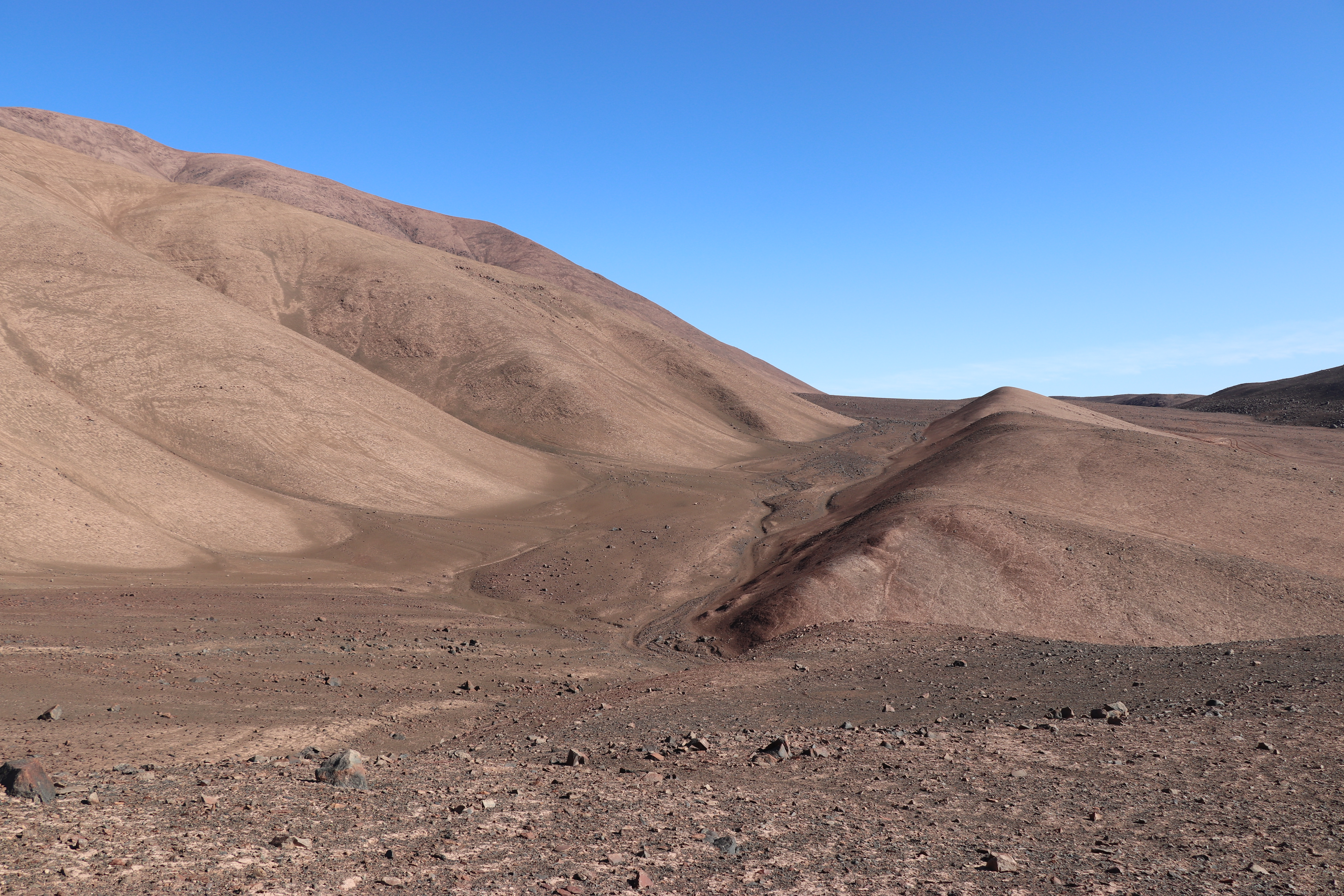 Looking down onto the Salar Grande Fault, Northern Chile